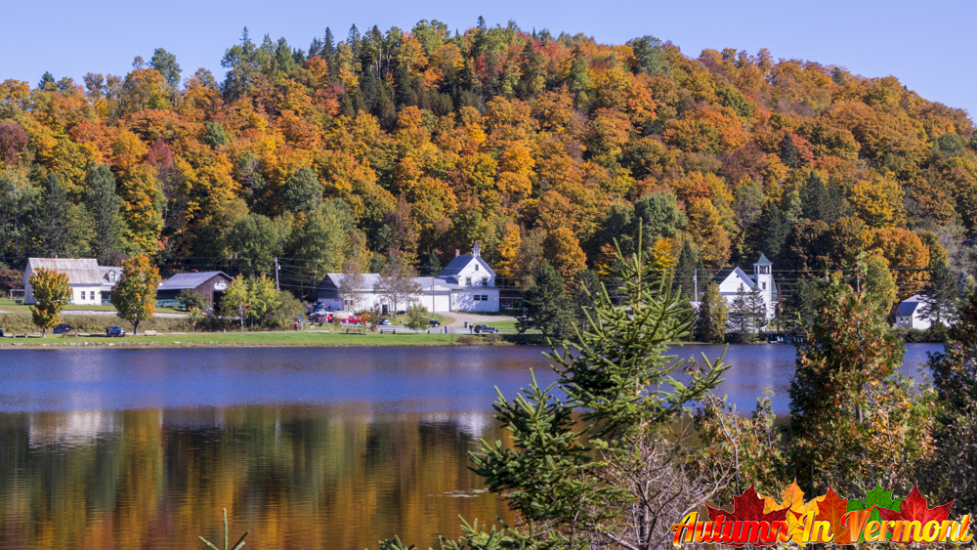 Autumn at Joe\'s Pond in Danville Vermont