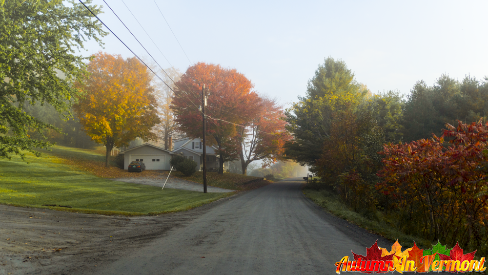 Autumn on the back roads of Vermont