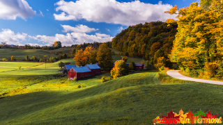 Autumn at the Jenne Farm in Reading Vermont