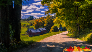 Autumn at the Jenne Farm in Reading Vermont