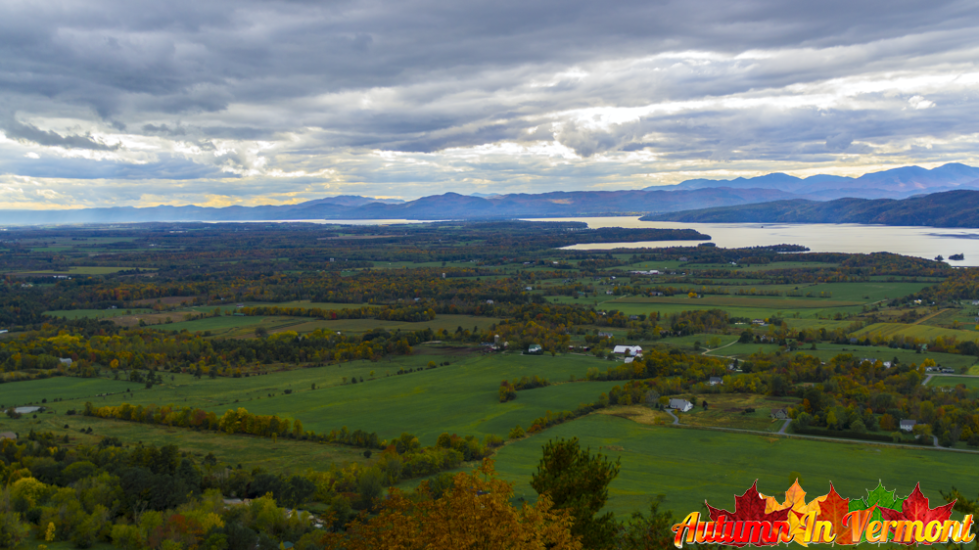 Autumn from Mount Philo in Charlotte Vermont