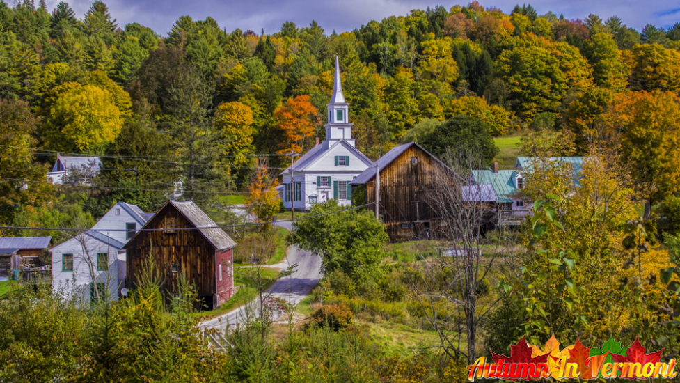 Autumn in Waits River Vermont