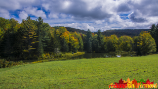 Early autumn on the back roads of Vermont