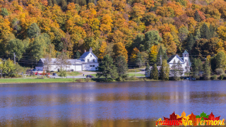 Autumn at Joe\'s Pond in Danville Vermont