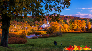 Autumn in Stowe Vermont