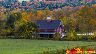 Autumn on the back roads of Waterbury Vermont.