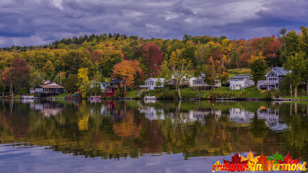 Autumn at Lake Elnor Vermont