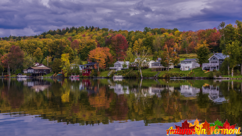 Autumn at Lake Elnor Vermont