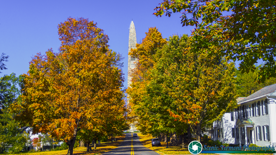 Autumn Battle of Bennington Monument Vermont